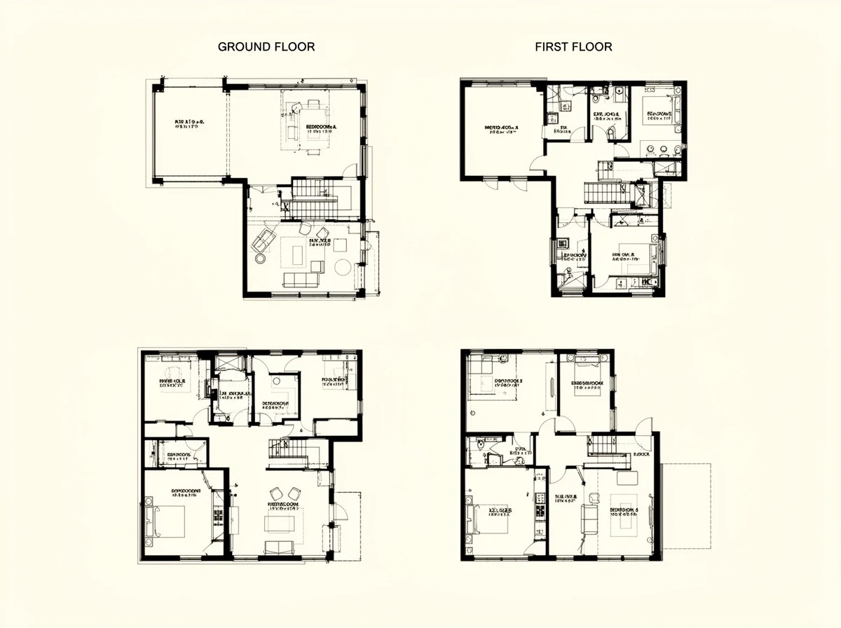 Floor plan of the Woolton design